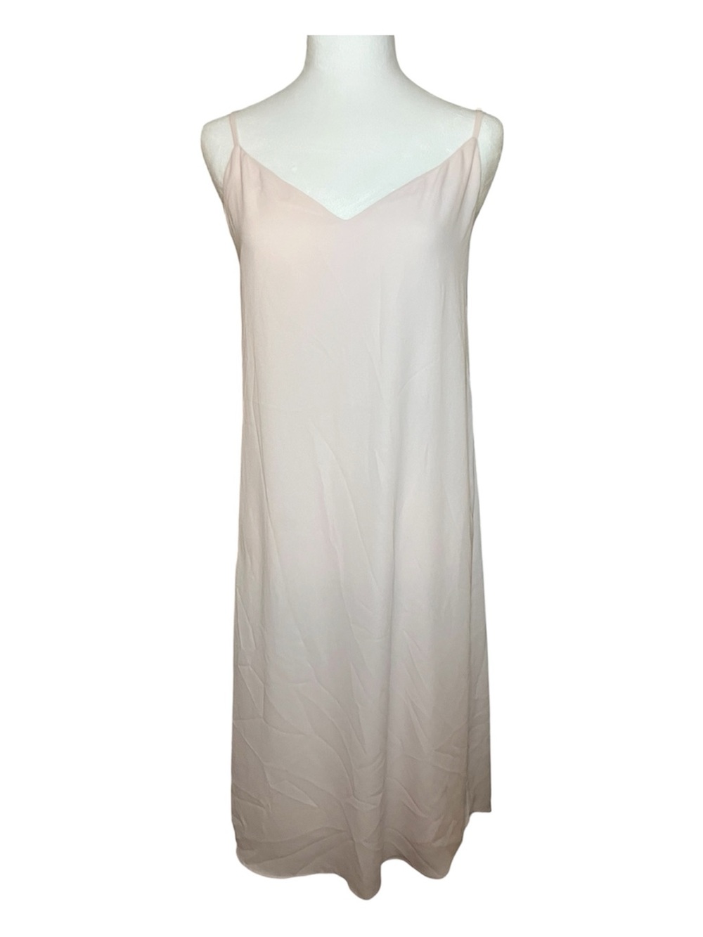 Babaton Aritzia Blush Pink Midi Slip Dress XS